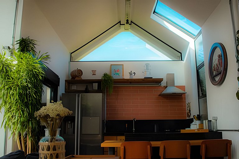 Cabana sobre o cafezal com ofurô e Starlink