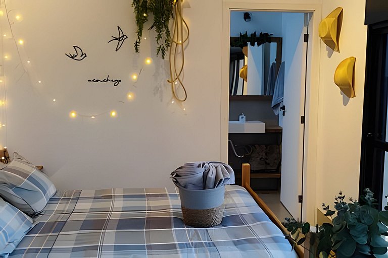 Cabana sobre o cafezal com ofurô e Starlink